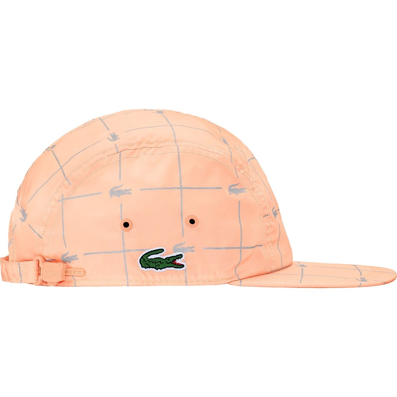 Supreme®/LACOSTE Reflective Grid Nylon Camp Cap view 9